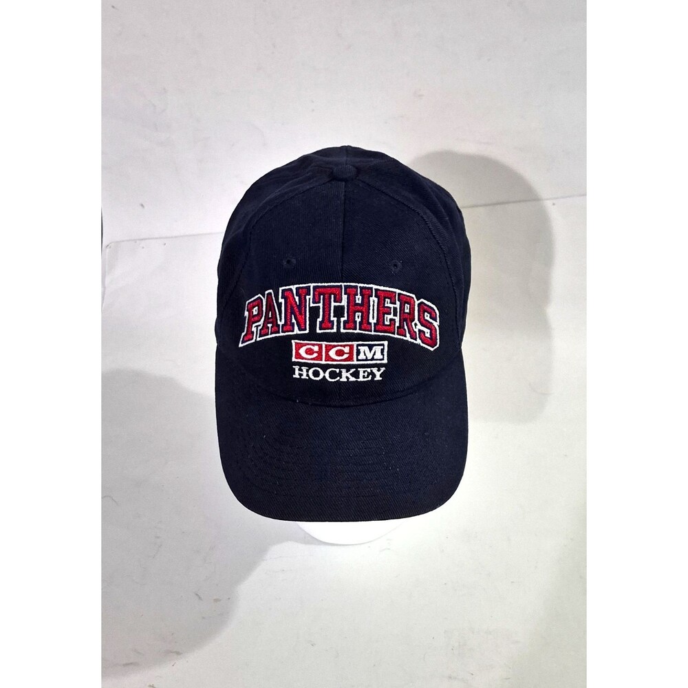 Panthers NHL CCM Hockey Embroy Vtg Hat Adj. Strap